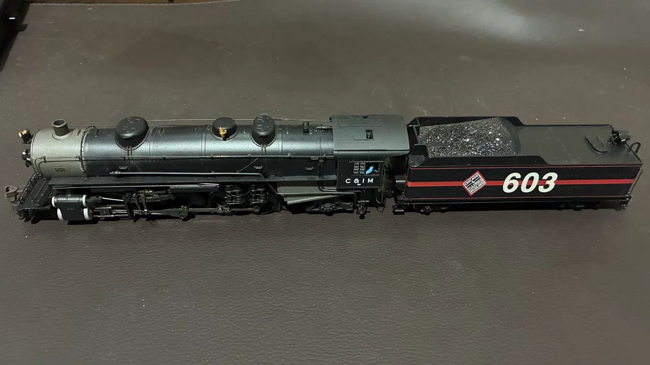 Locomotiva A Vapor Usra 2-10-2 Bachman com DCC Luz e Movimento - Foto 5