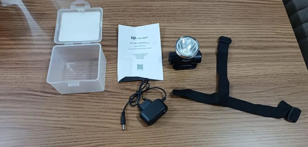 Lanterna de LED de cabeça  - Recarregável DP-7229A - Foto 3