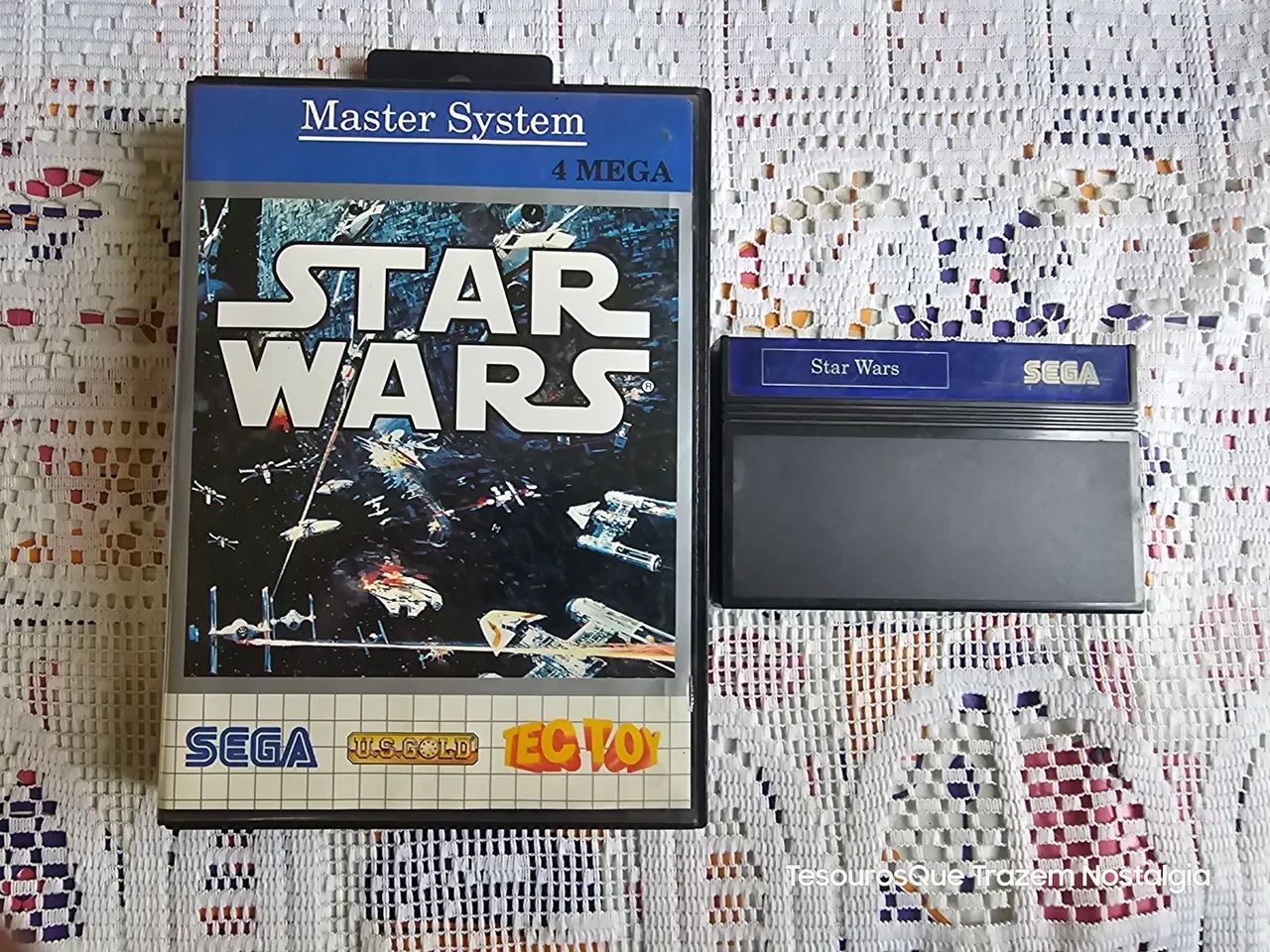 Fita Star Wars Master System Tec Toy na Capa