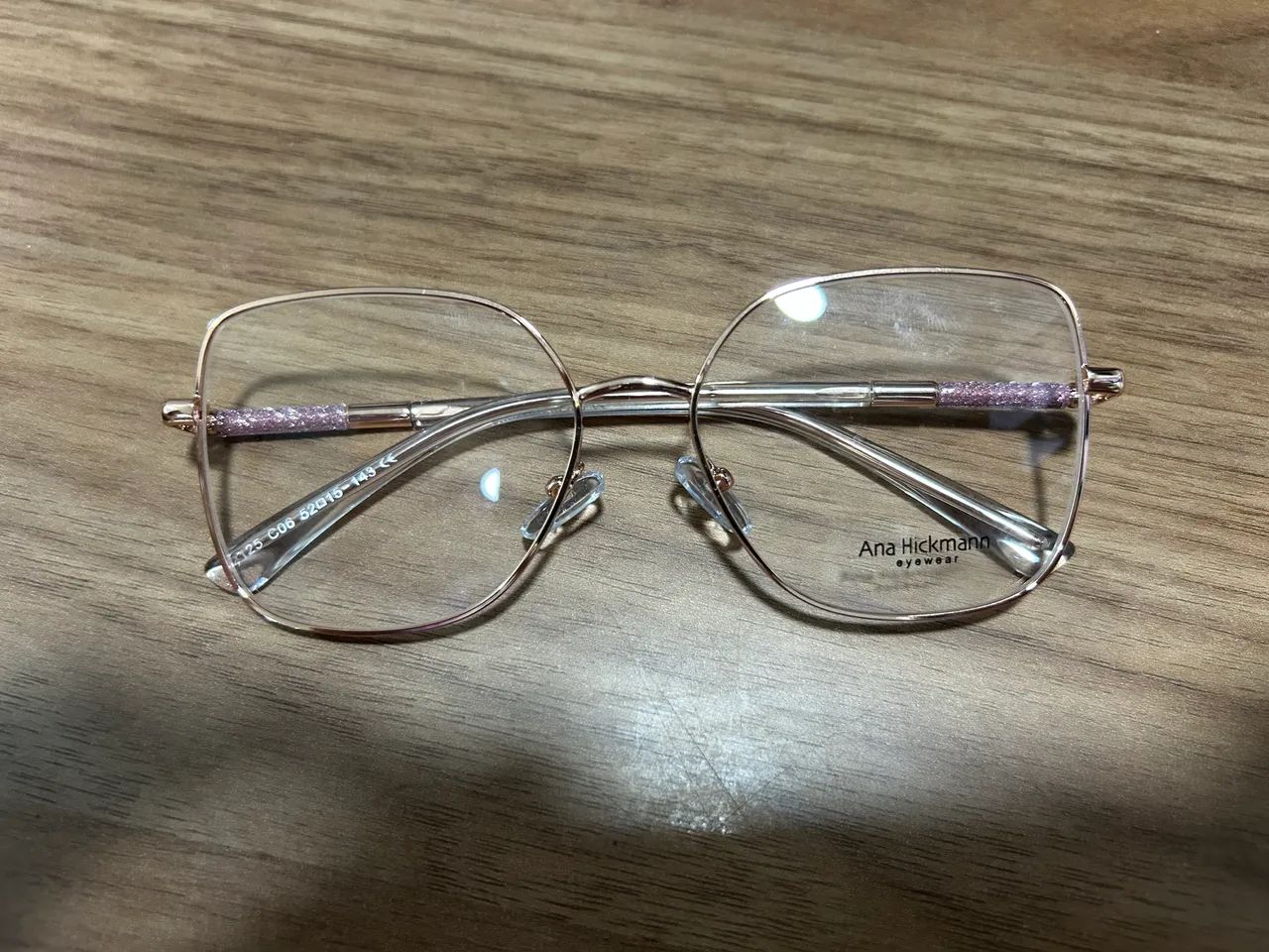 Óculos Ana Hickman Eyewear Pink