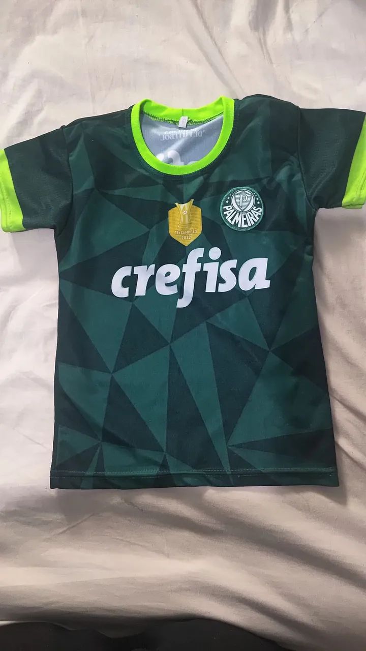Camisa palmeiras infantil