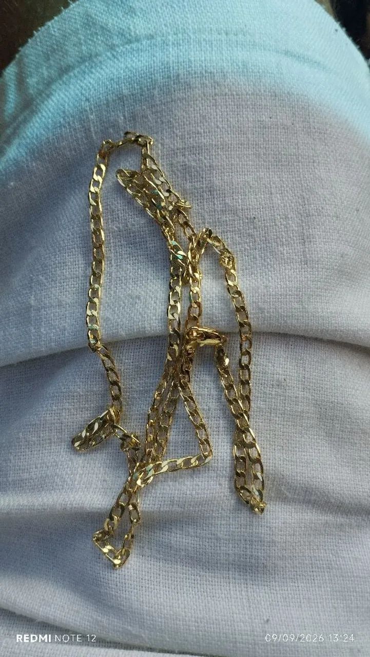 Conjunto tipo Rommanel banhado a ouro  - Foto 4