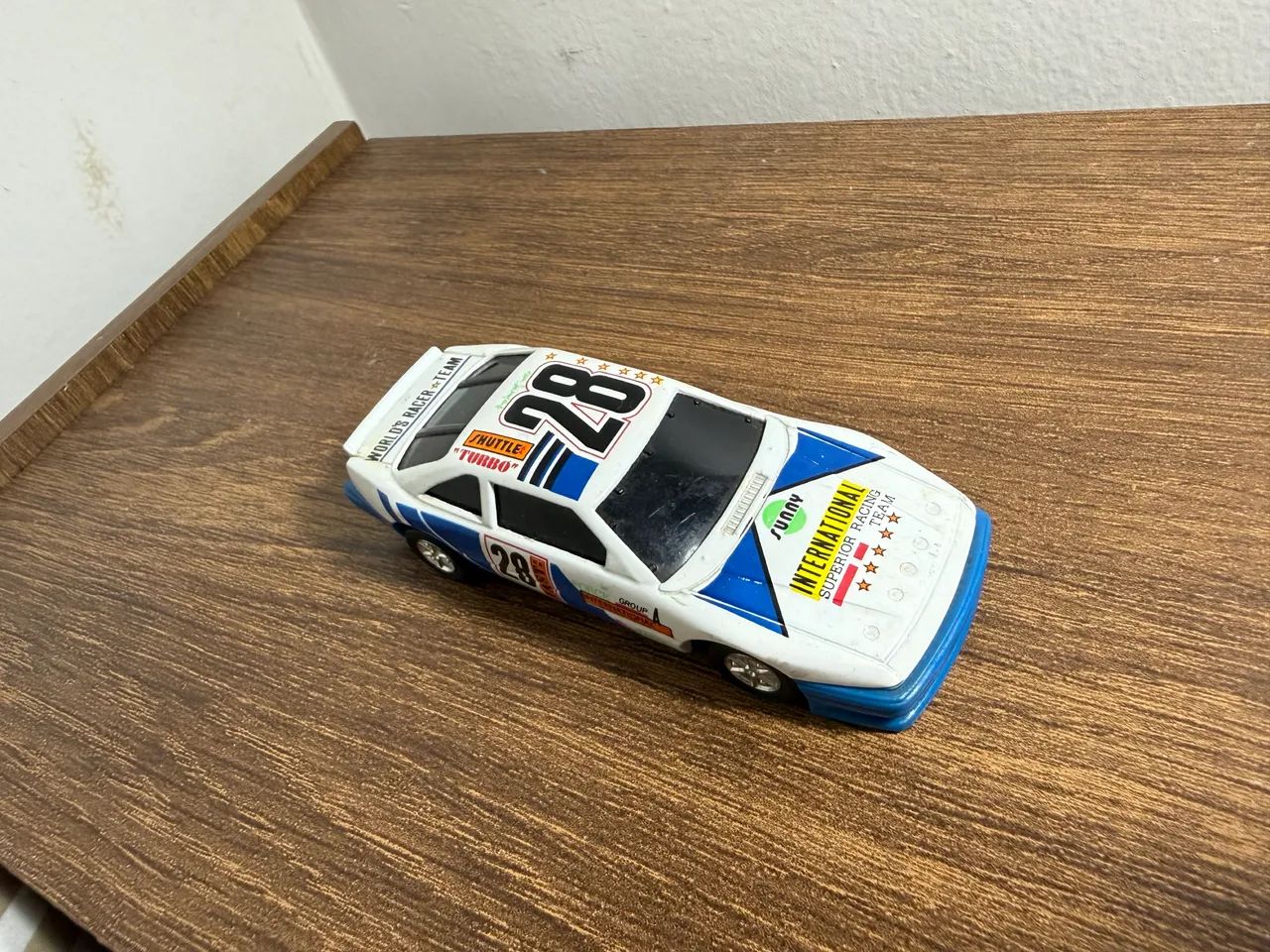 Carro de corrida Nascar ano 1990 ferra miniatura  - Foto 2
