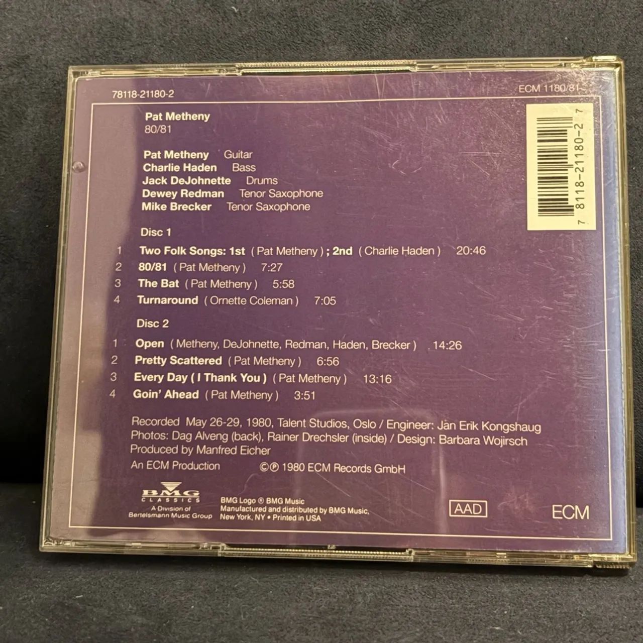 Cd Pat Metheny - 80/81 (duplo importado) - Foto 2