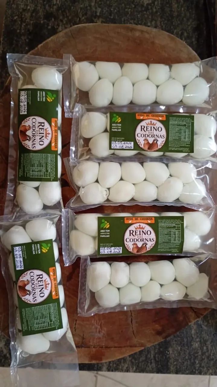Ovos de codorna em conserva 