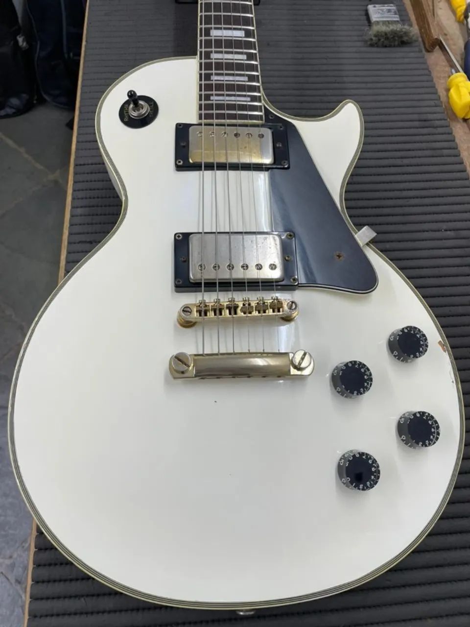 Epiphone Les Paul Custom Korea - 2000 - Alpine White - Foto 4