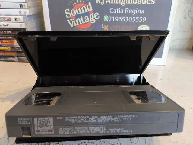 Fita VHS original da coleção Os Simpson intitulada /Em Seus Lugares, Posição de Largada AI - Foto 3