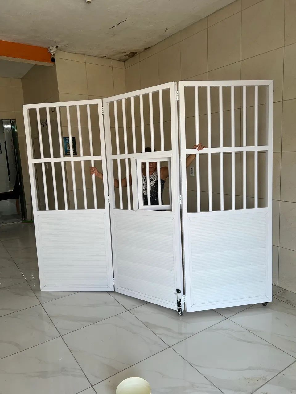 Portão de alumínio Branco  - Foto 5