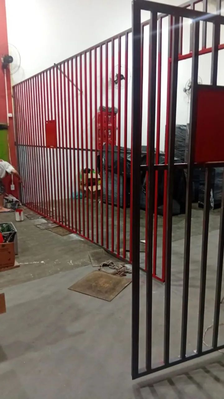 Grade e portão de proteção para adega. - Foto 2