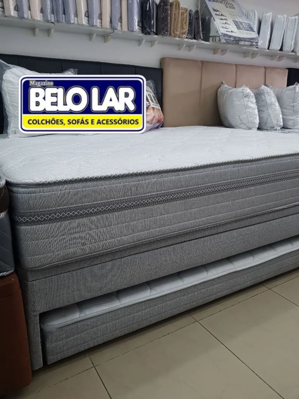 Cama Devin Com auxiliar e baú  - Foto 4