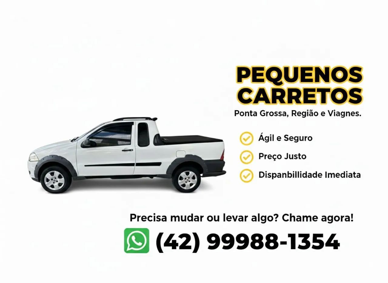 Pequenos Carretos Ponta Grossa e região 