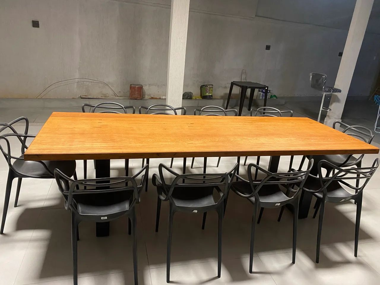 Mesa de madeira área externa  - Foto 4