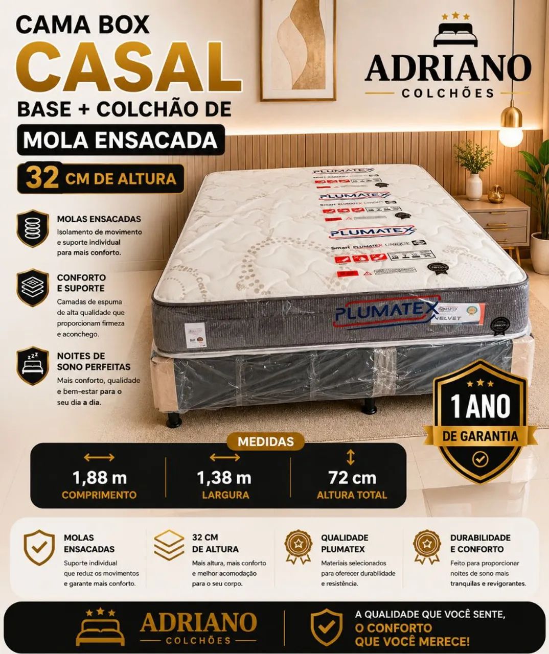 Camas todas as medidas  - Foto 4