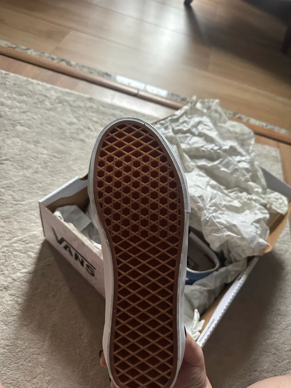 tênis vans skate old skool navy white - Foto 5