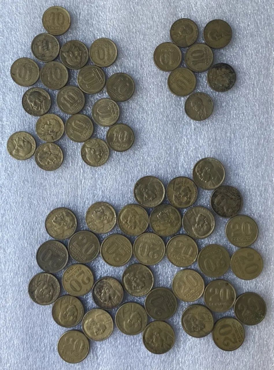 Lote 300 Moedas Brasil 1944-1956 - Foto 4