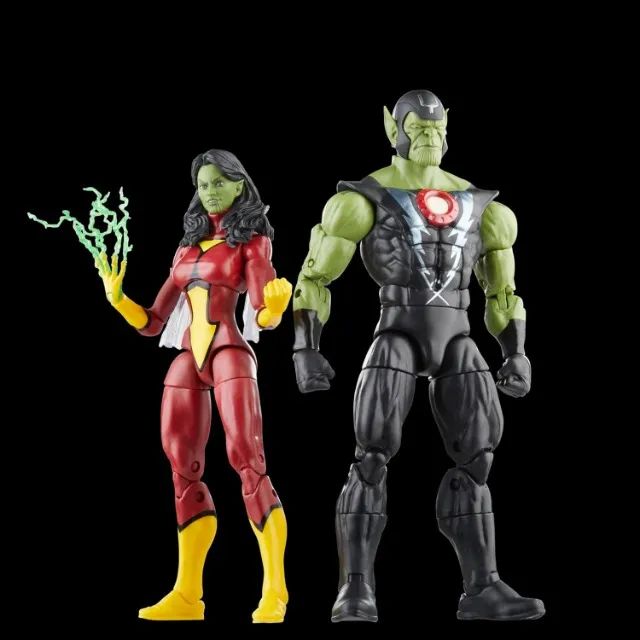 Mulher Aranha & Super Scrull Marvel Legends Two Pack Hasbro   - Foto 3