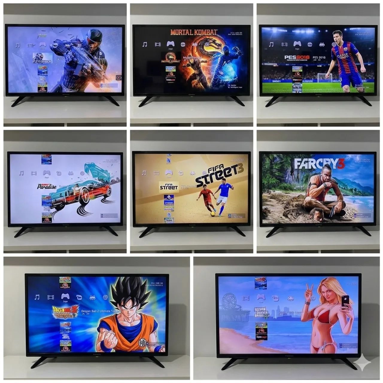 Ps3 com Jogos e Loja/Entrega Grátis  - Foto 4