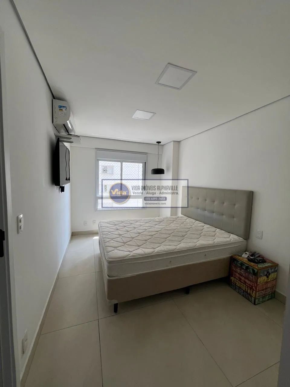 Apartamento mobiliado em Alphaville Centro 1dort 1 vaga pet - Foto 5