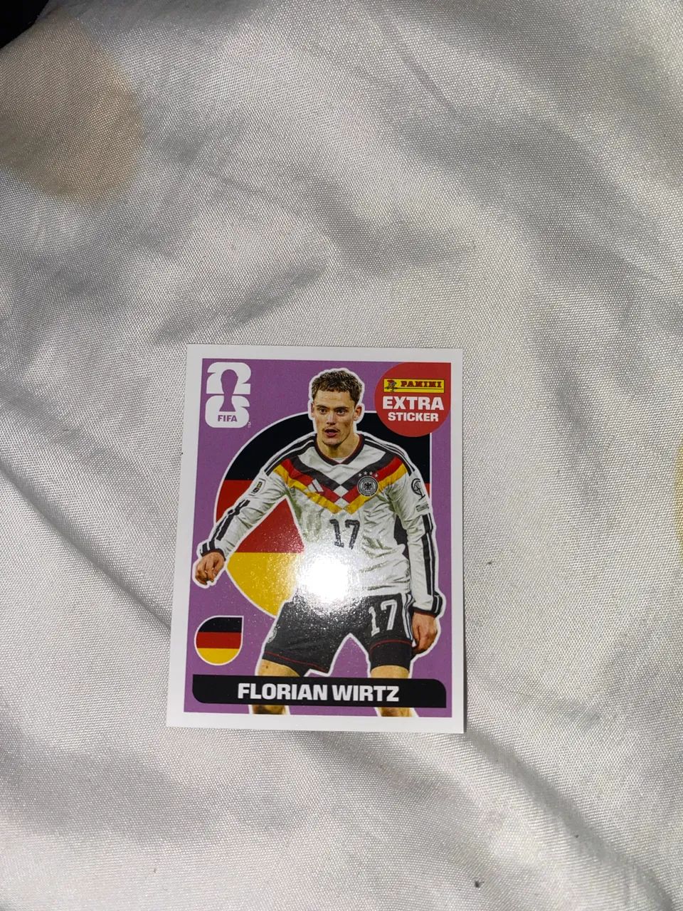 FIGURINHA WIRTZ ROXA COPA DO MUNDO