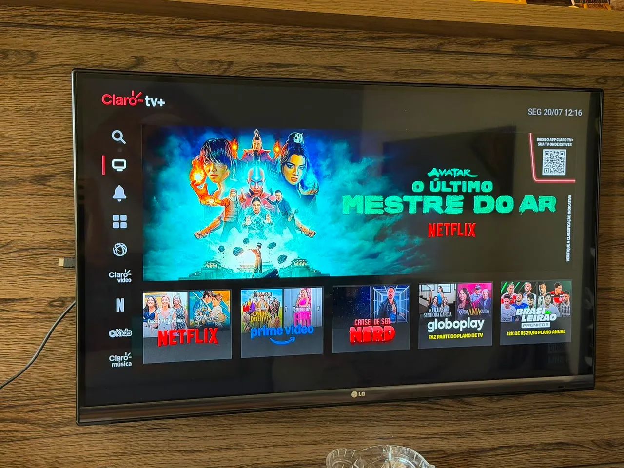 Smart, TV LG led 3D  47 + Chromecast + Home Teather - Foto 2