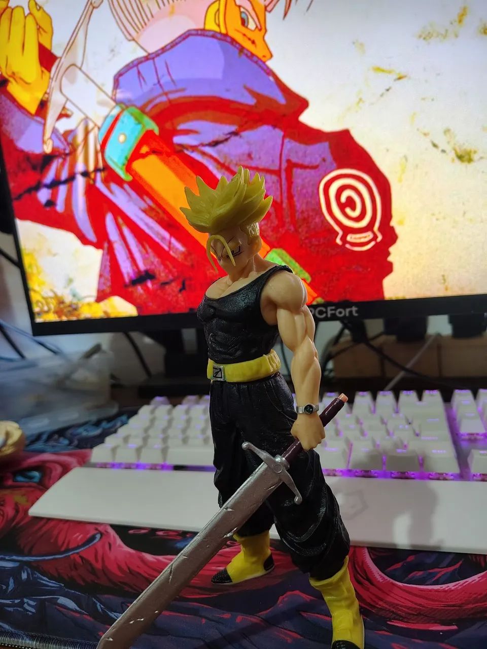 ESTÁTUA TRUNKS DRAGON BALL  - Foto 3