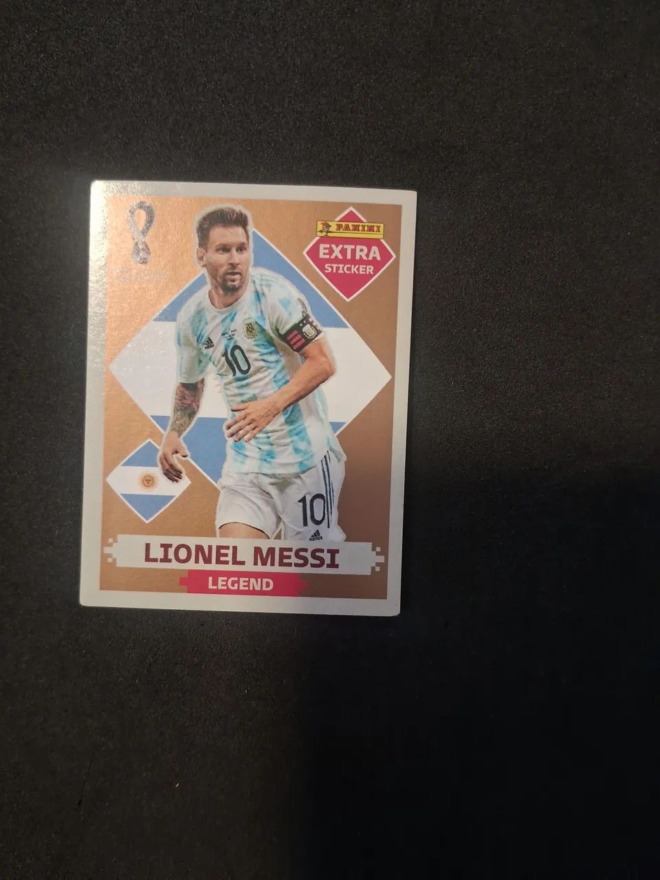 Figurinha messi bronze 2022