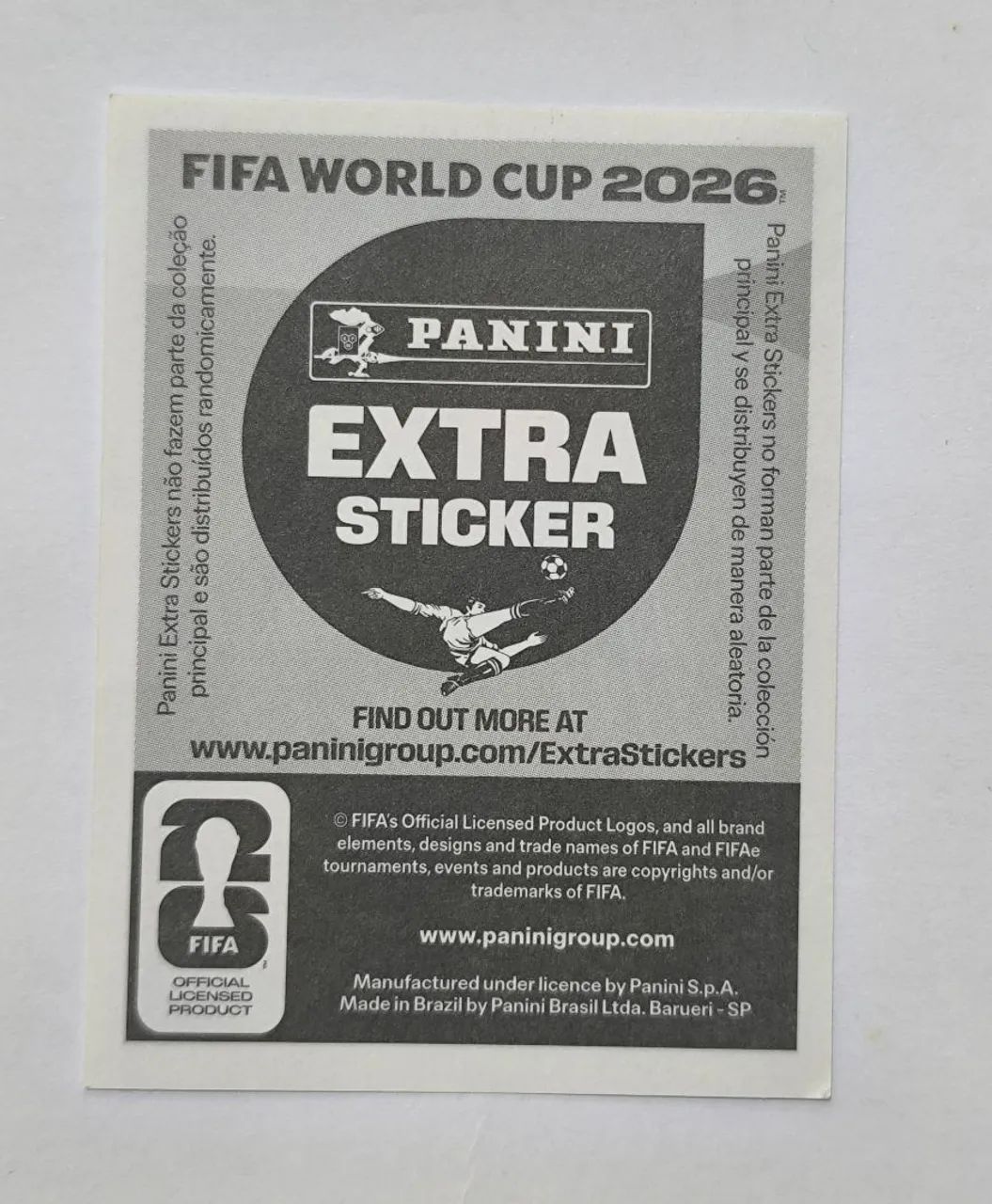 Figurinha Extra Sticker Achraf Hakimi - Foto 3