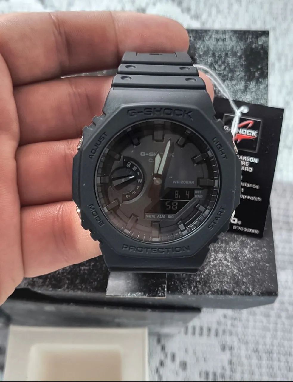 Relógio Casio GA-2100-1A1Black.