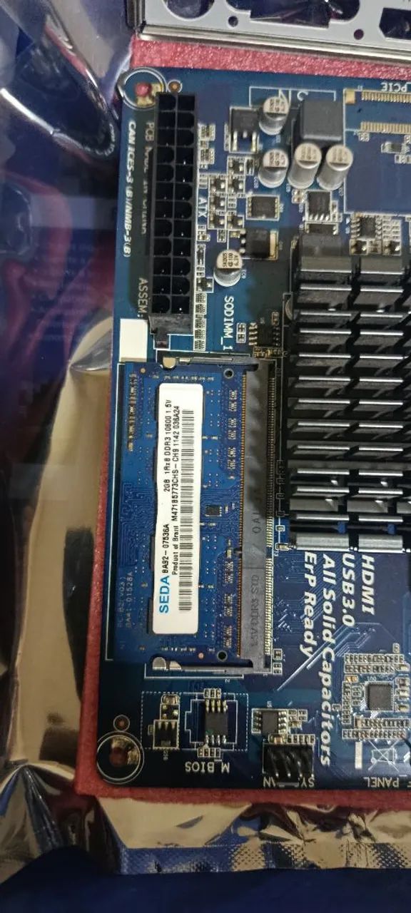Placa integrada ipx1800 com 2gb ram ddr3 - Foto 2