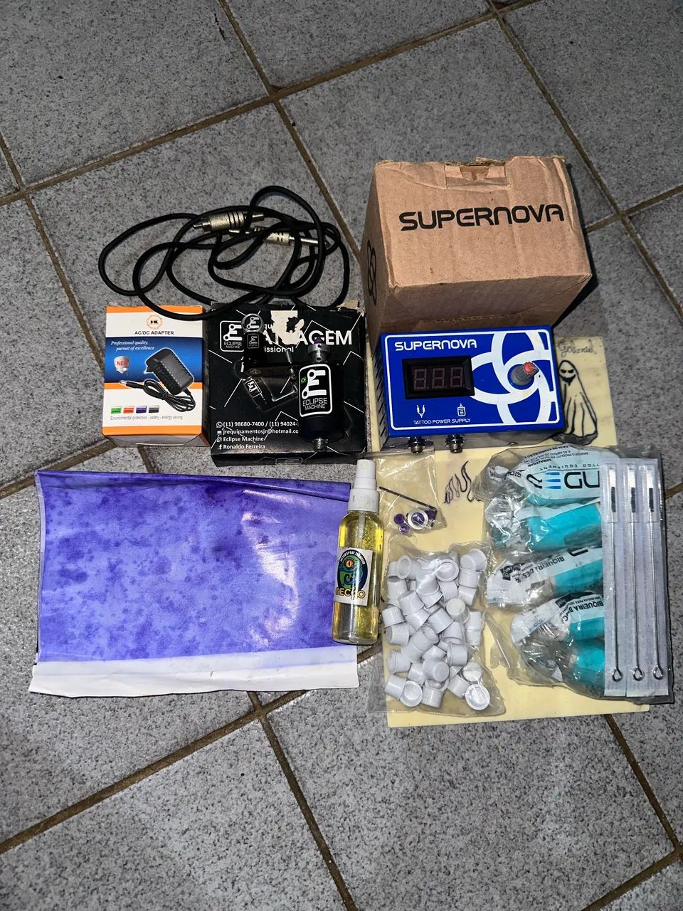 Kit máquina de tatuagem eclipse - Foto 2