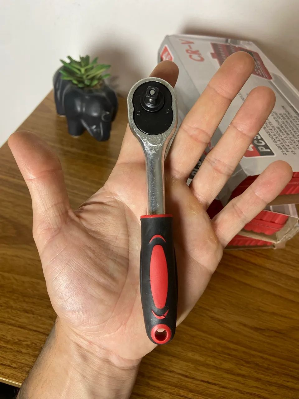 Kit ferramentas catraca 46 peças completo com maleta
