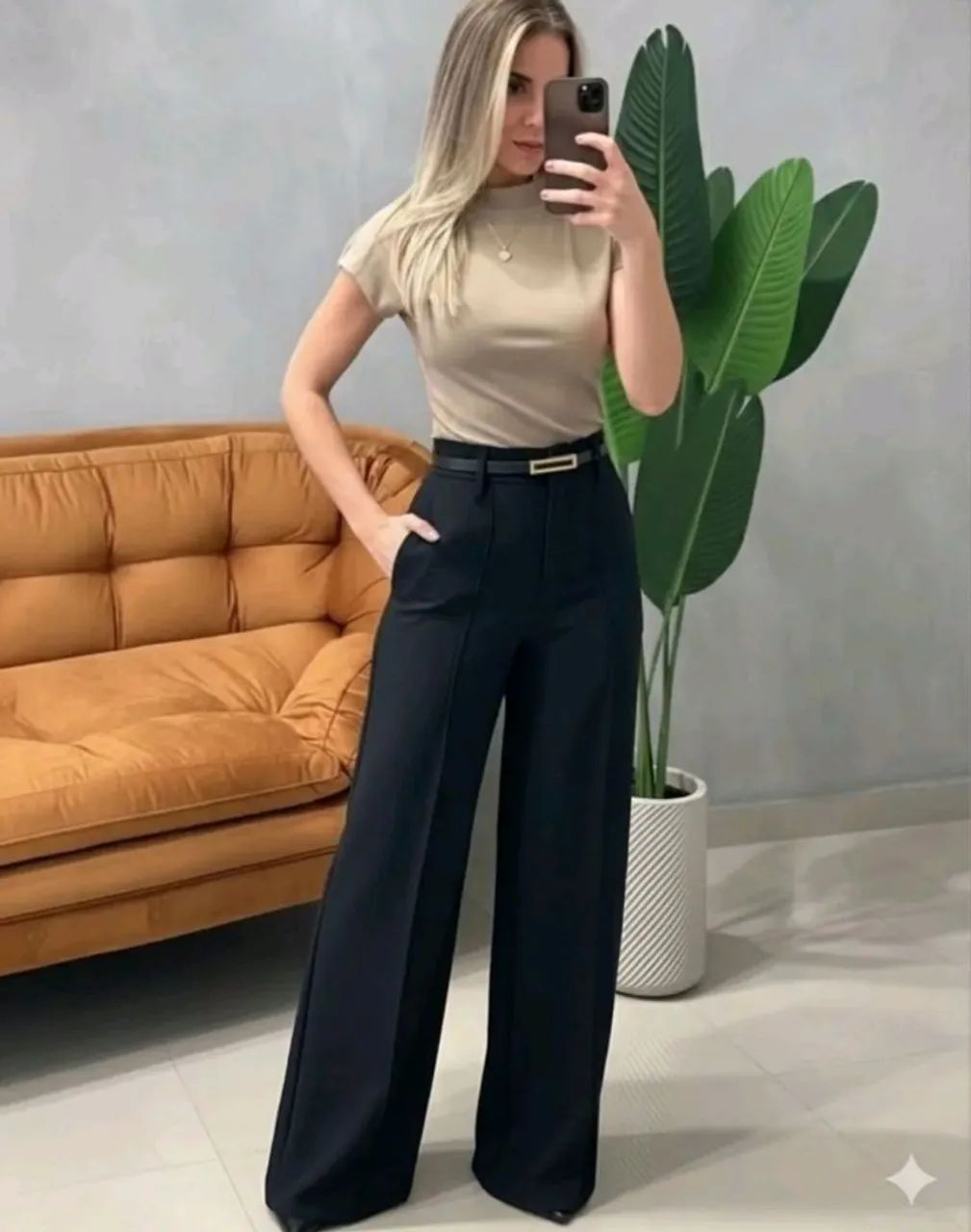 Calça Alfaiataria Premium Pantalona 
