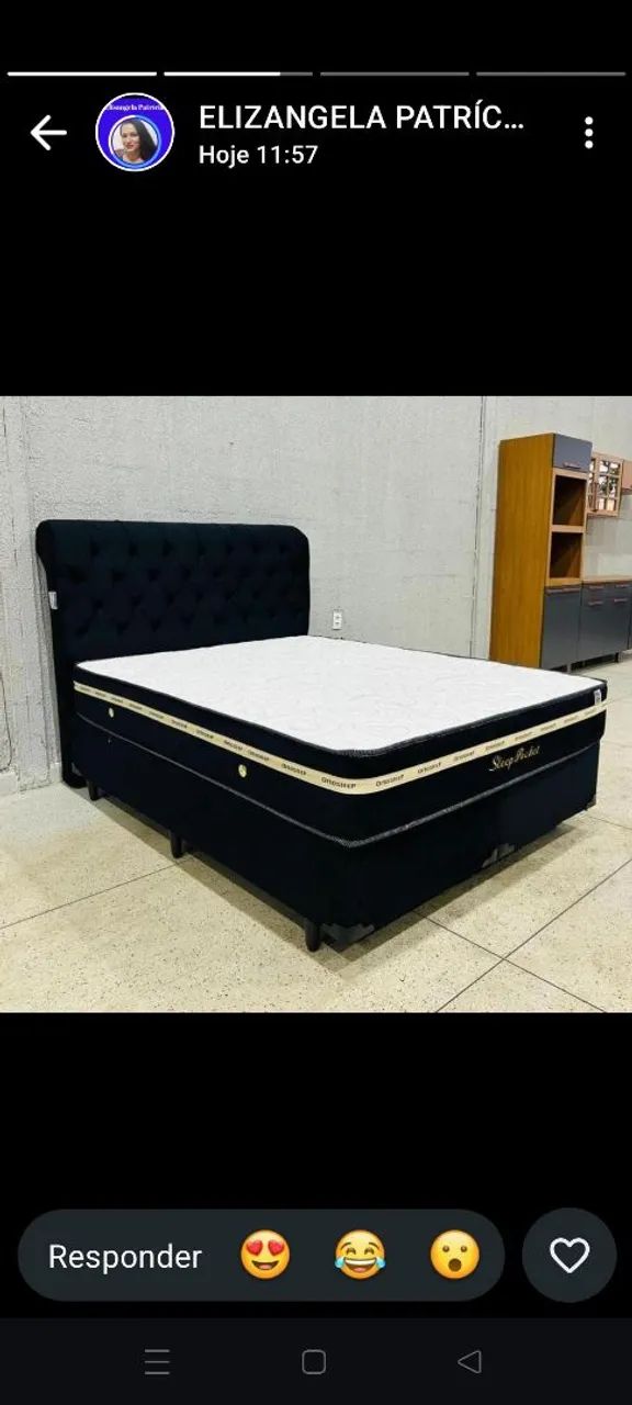 Cama king 158x198 completa 