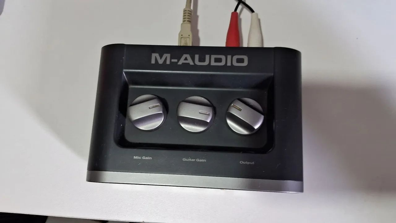 Interface de audio/placa de som usb m-audio - Foto 2