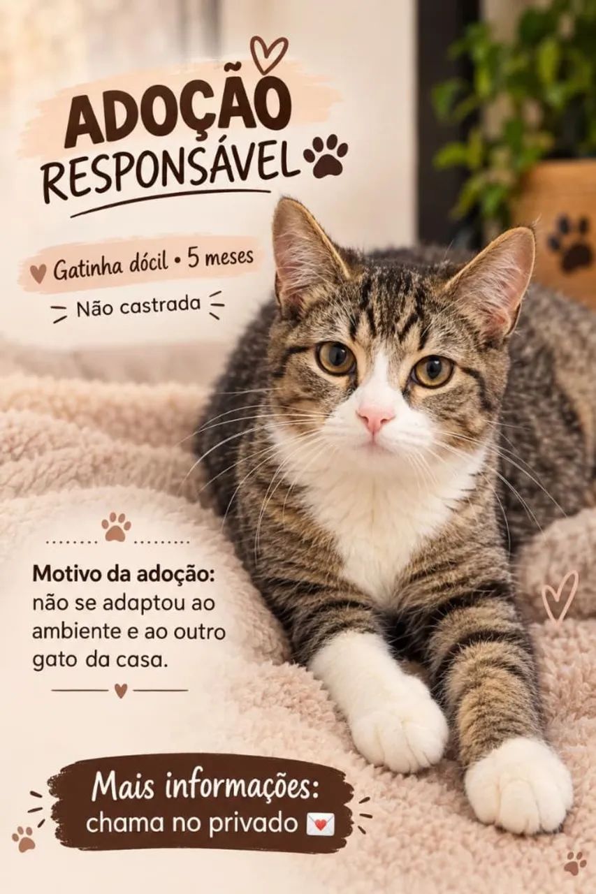 Gata para doação 