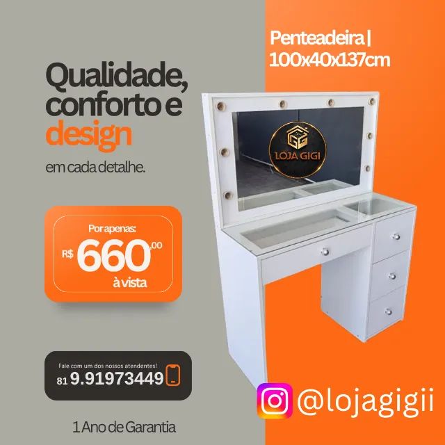 Penteadeira Luxo - Foto 3