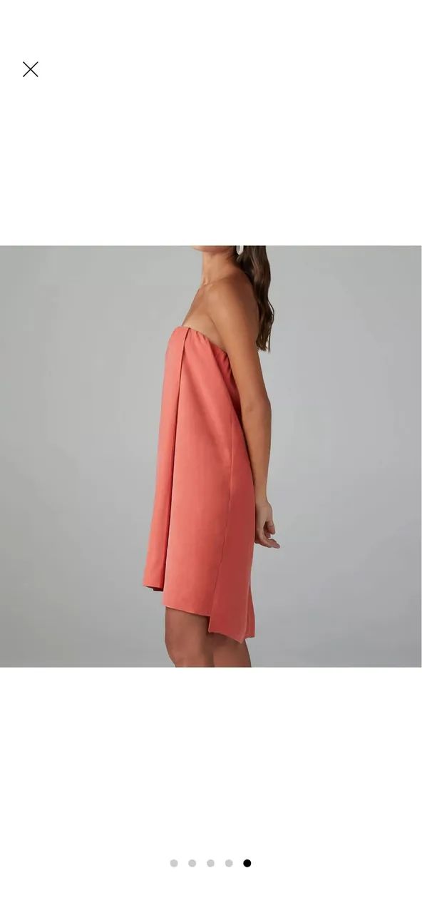 Vestido laranja nunca usado - Foto 3