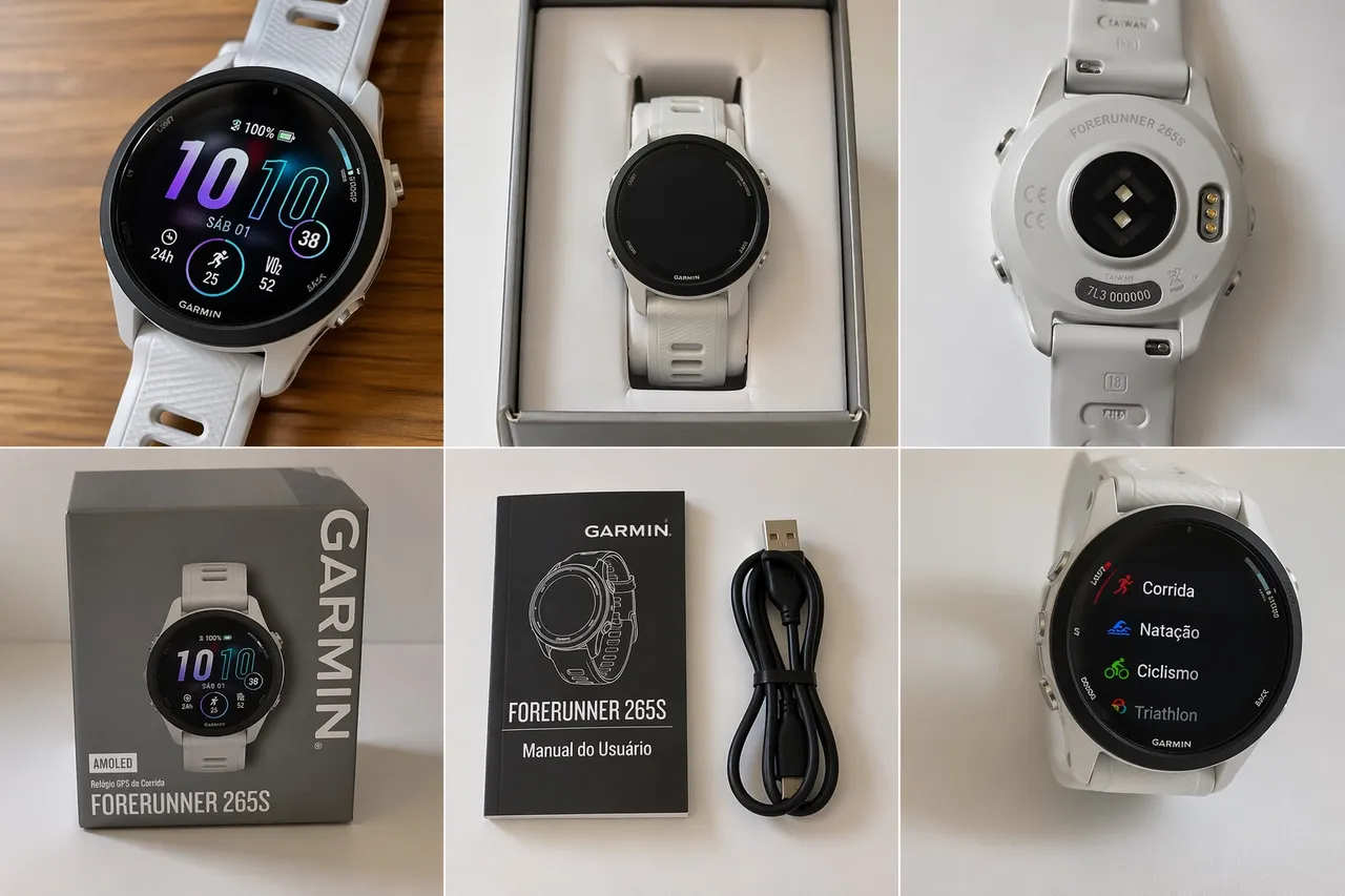 Garmin Forerunner 255 - Cinza (Slate Gray) Impecável