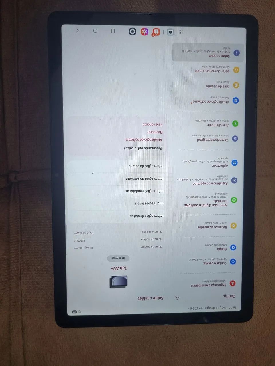 Tablet Galaxy Tab A9+