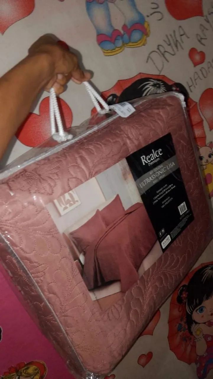 Cobre leito e colcha de cama 
