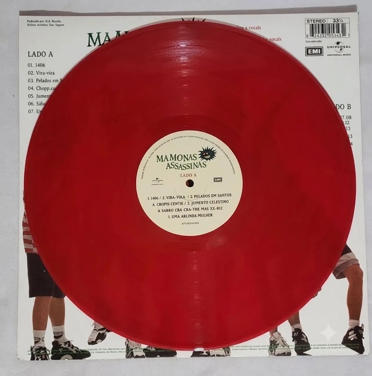 Mamonas Assasinas LP edição limitada vermelho vinil