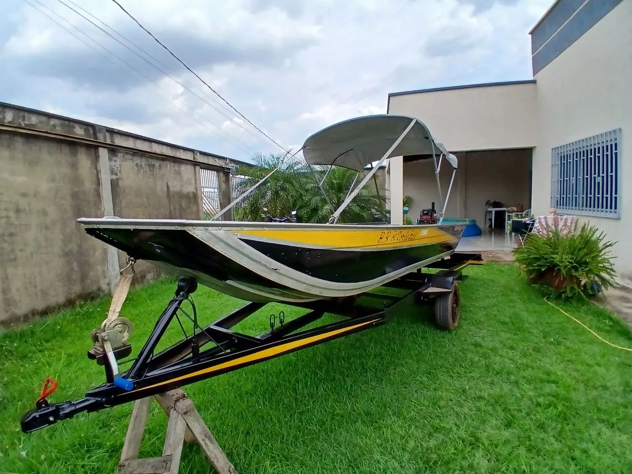 Barco, motor e carretinha - Foto 4