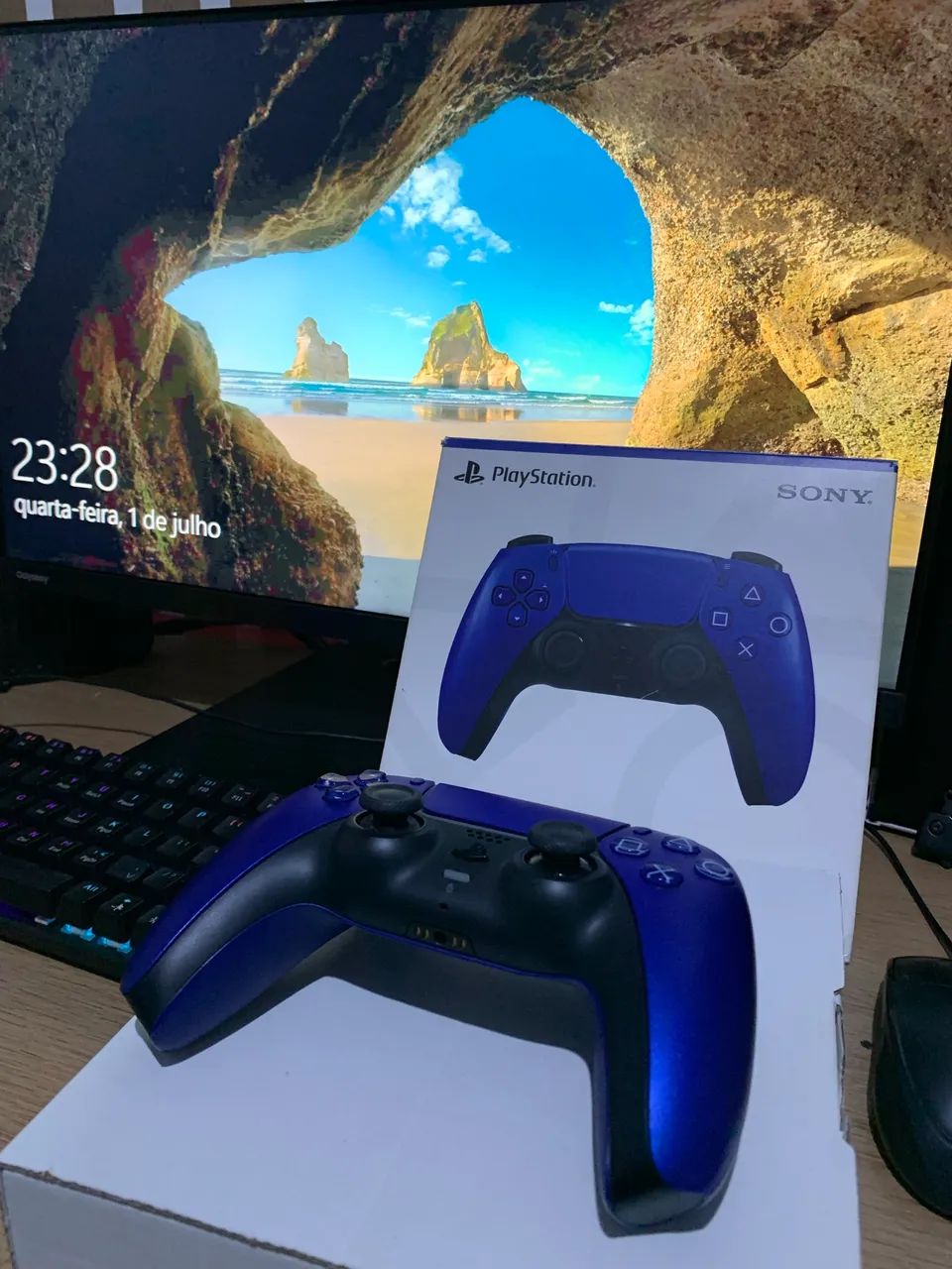 Controle DualSense para PS5 ou PC - Foto 3
