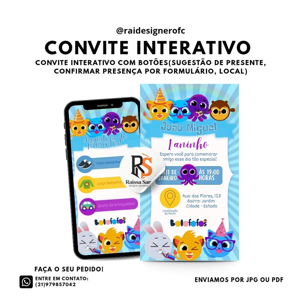 Convite Digital Personalizados  - Foto 5