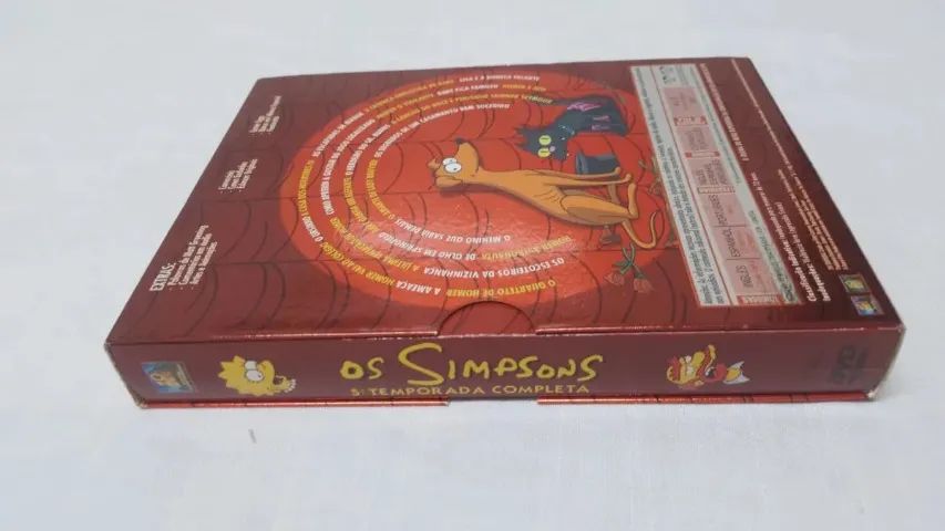 DVD Box Quadruplo Os Simpsons - 5ª Temporada Completa - Edição Para Colecionador ( 23954 ) - Foto 4