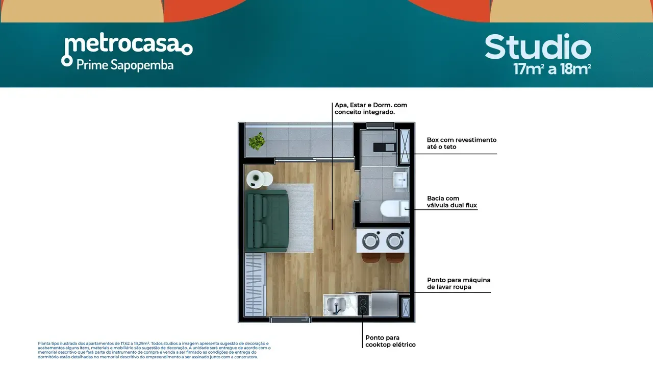 PLANTA 17m²