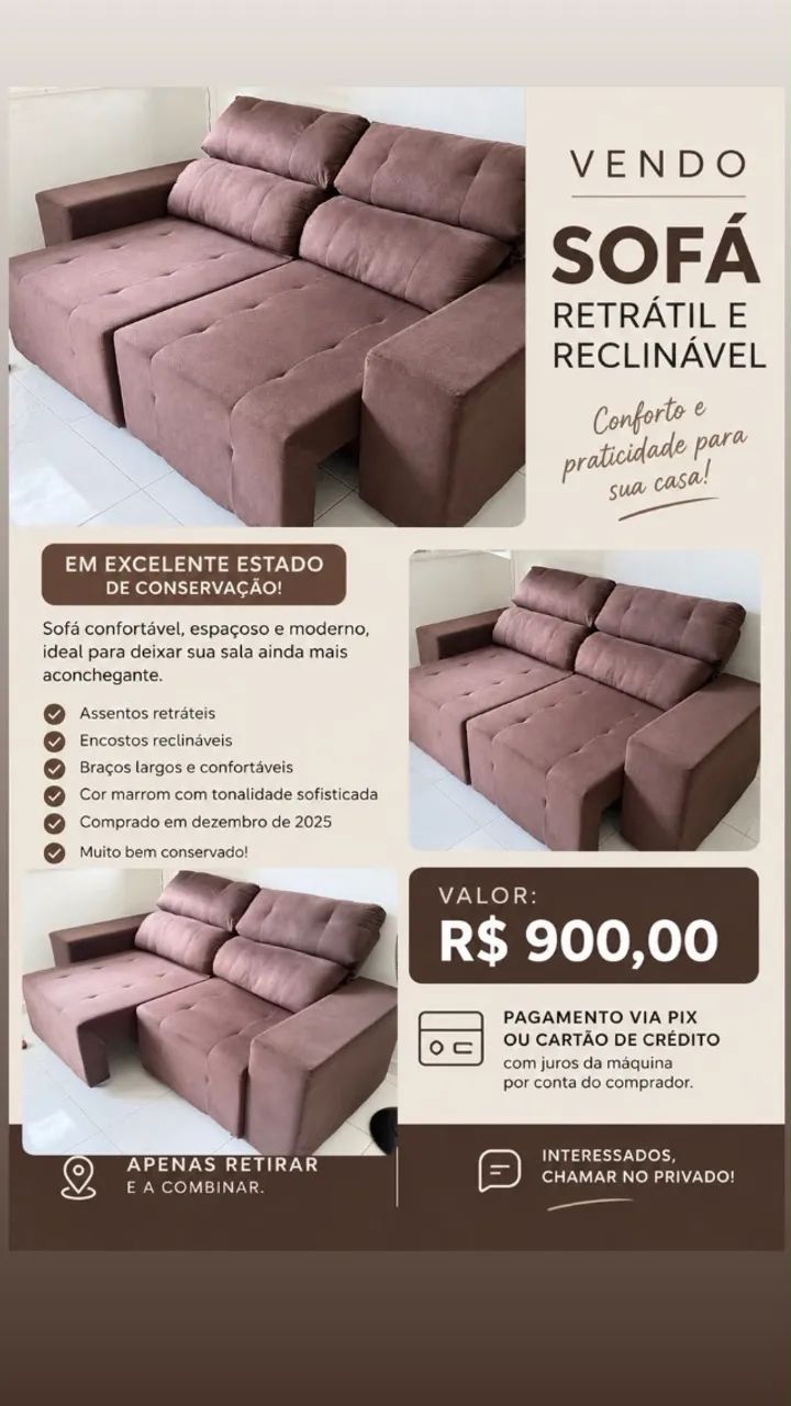 SOFÁ RETRATIL