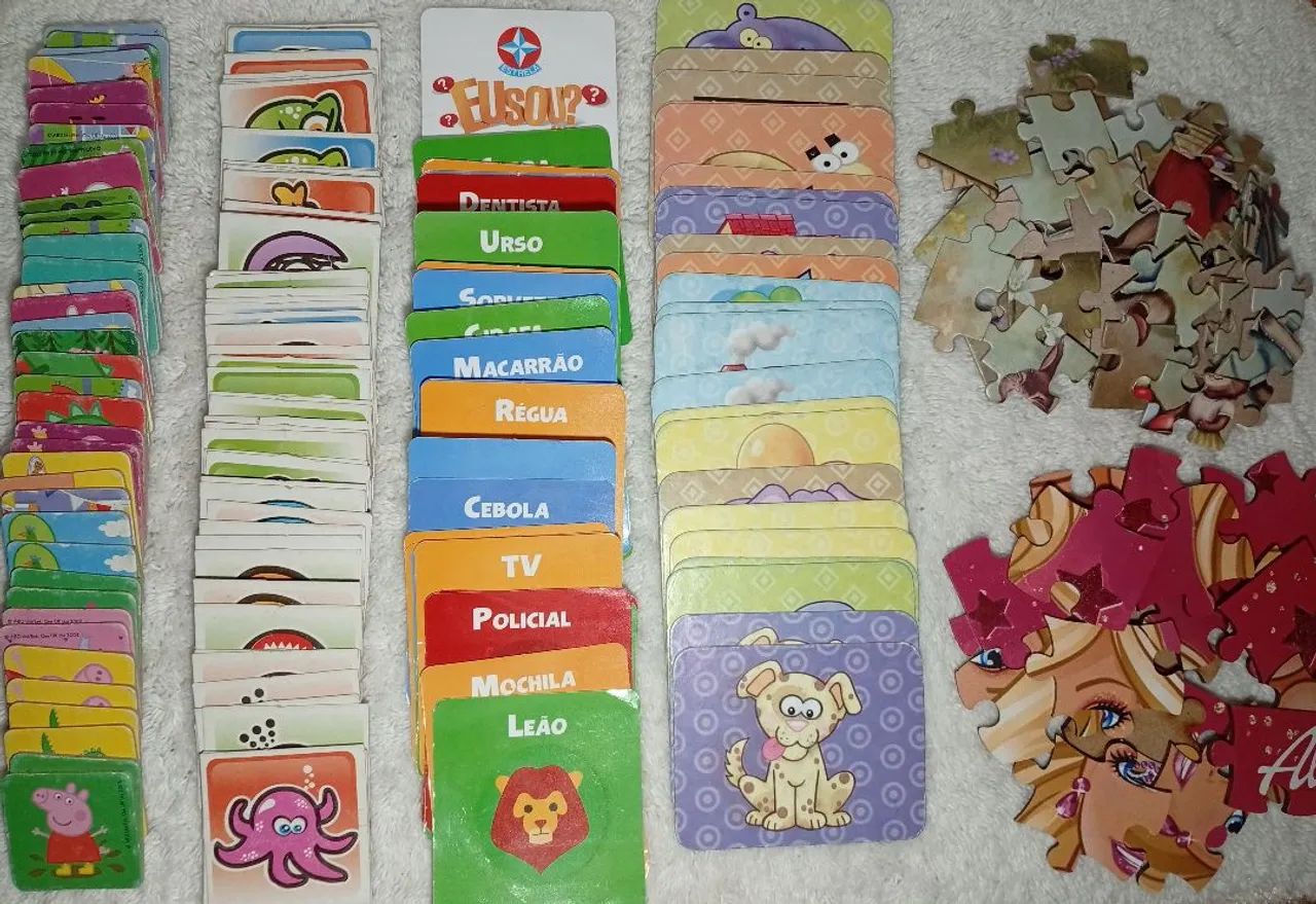 Lote jogos infantil didático 