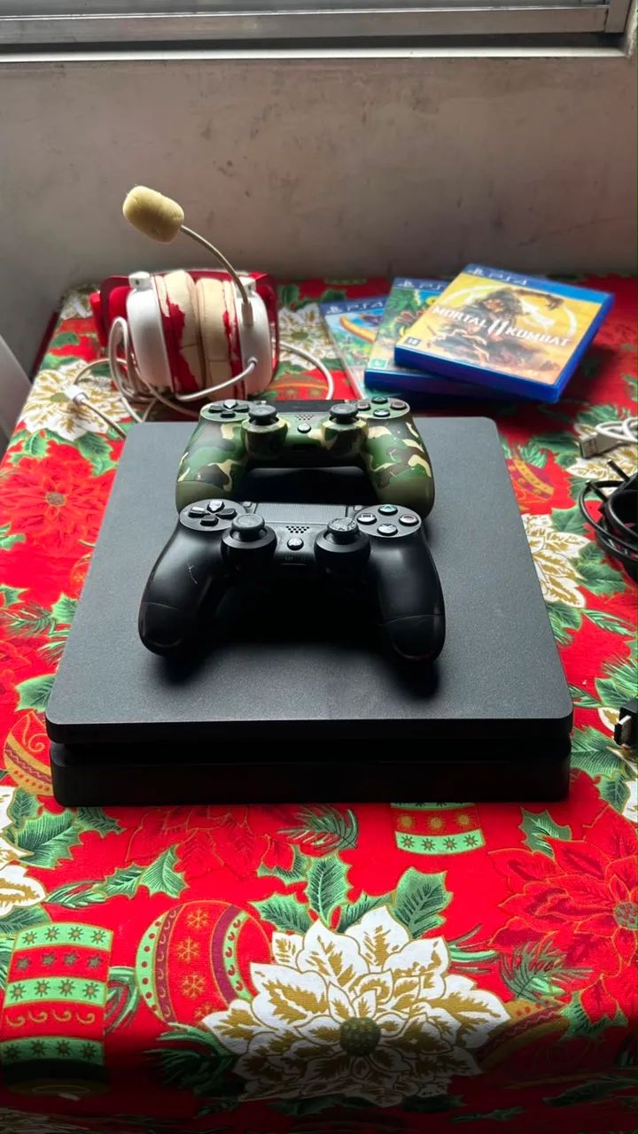 PS4 slim todo bom 
