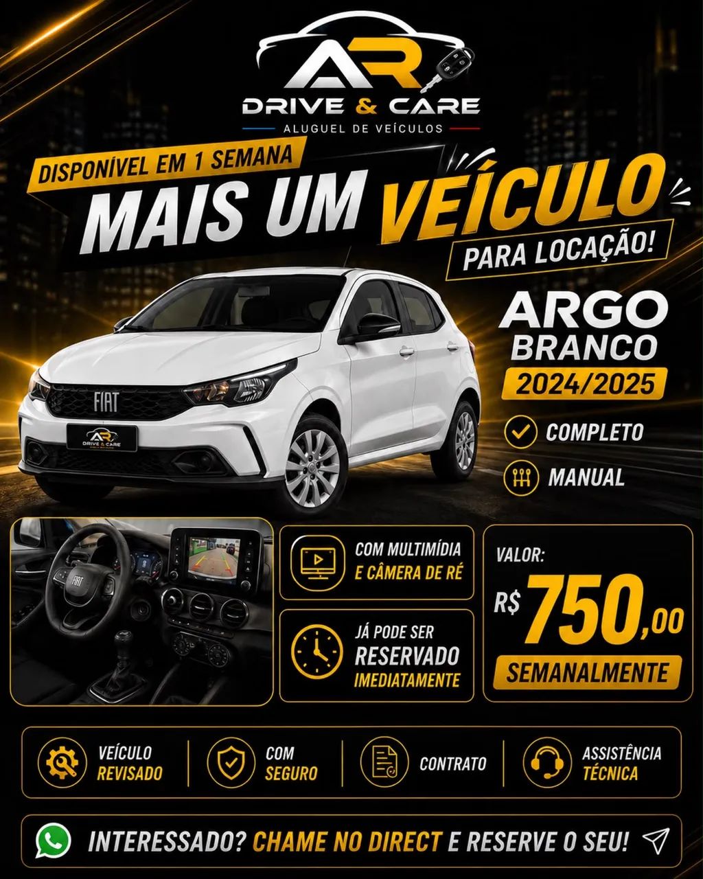 Argo aluguel 